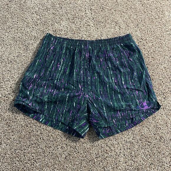 Champion Other - Champion Shorts Mens Large Abstract Swim Trunks Mesh Liner 90s